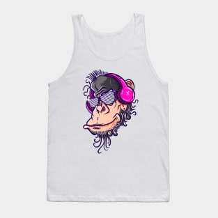 Funky DJ Monkey Tank Top